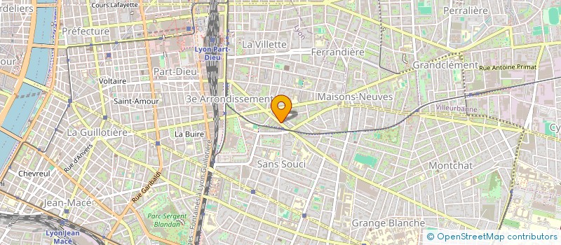 localisation de l'entreprise PROSEECUS  LYON