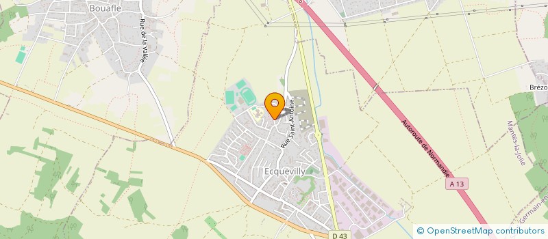 localisation de l'entreprise PROSELLER  ECQUEVILLY