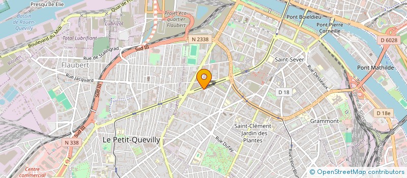localisation de l'entreprise PROSER à ROUEN