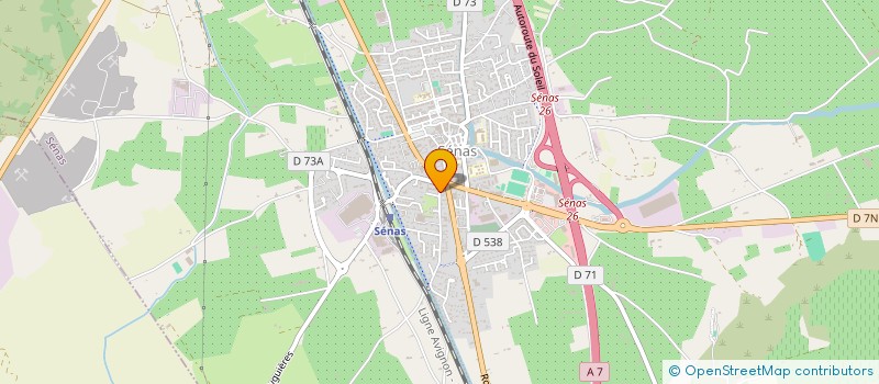 localisation de l'entreprise PROSERPINE  SENAS