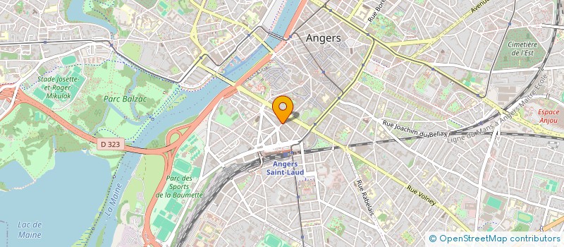 localisation de l'entreprise PROSERTOU à ANGERS