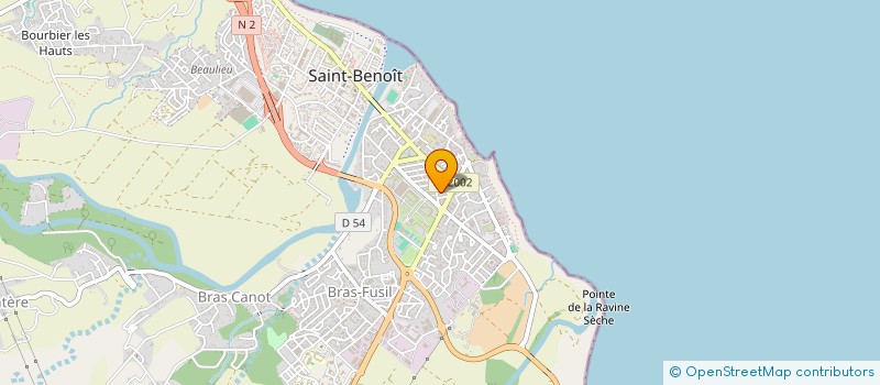 localisation de l'entreprise PROSERV à SAINT-BENOIT