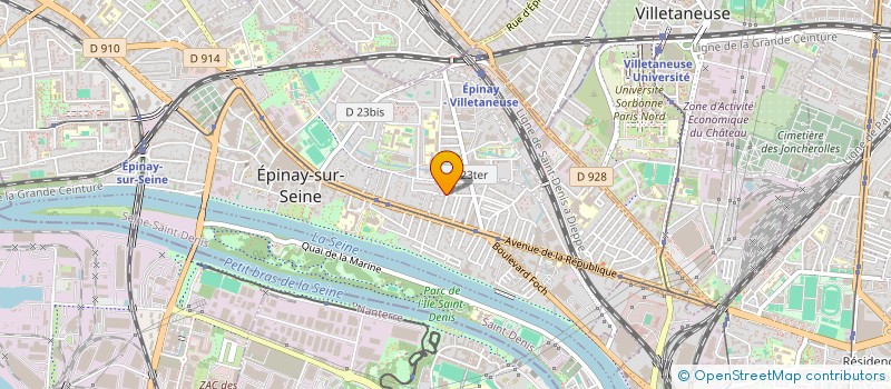 localisation de l'entreprise PROSERVICE  EPINAY-SUR-SEINE