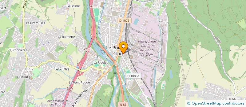 localisation de l'entreprise PROSES  LE PONT-DE-CLAIX