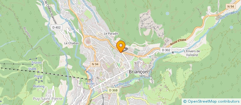 localisation de l'entreprise PROSEVERAL à BRIANCON