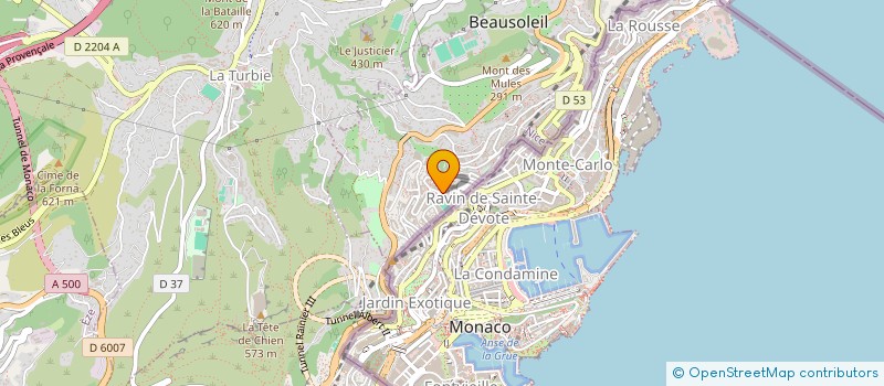 localisation de l'entreprise PROSHIPPING à BEAUSOLEIL