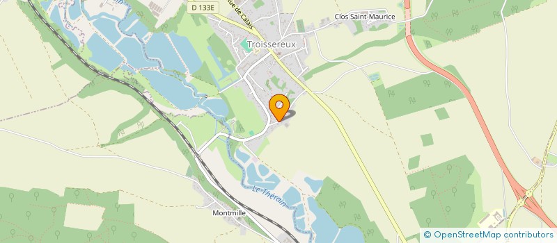 localisation de l'entreprise PROSIAP à BONNIERES