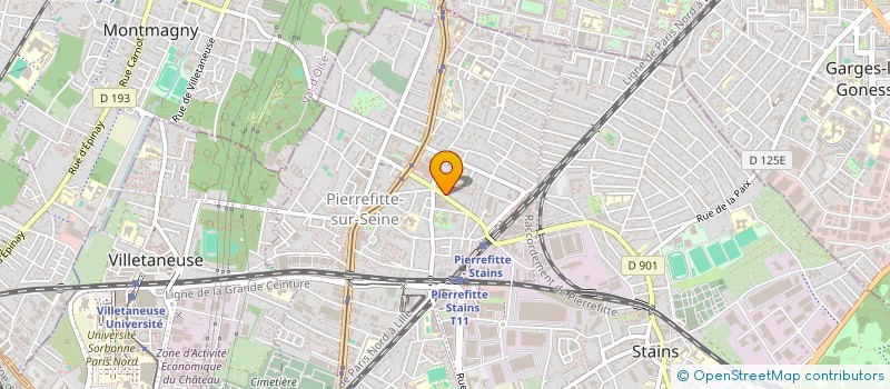 localisation de l'entreprise PROSIDE CONSULTING à PIERREFITTE-SUR-SEINE
