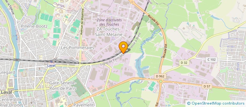 localisation de l'entreprise PROSIGNAL  LAVAL