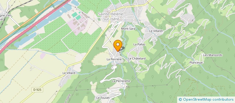 localisation de l'entreprise PROSIS à SAINTE-HELENE-SUR-ISERE