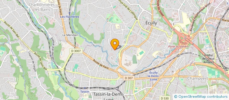 localisation de l'entreprise PROSMER  ECULLY