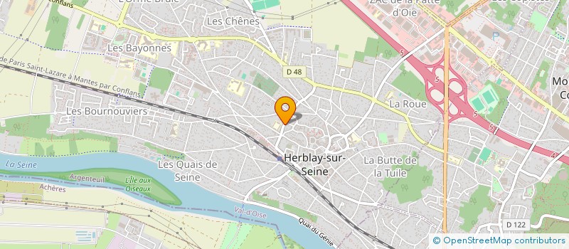 localisation de l'entreprise PROSNY  HERBLAY-SUR-SEINE