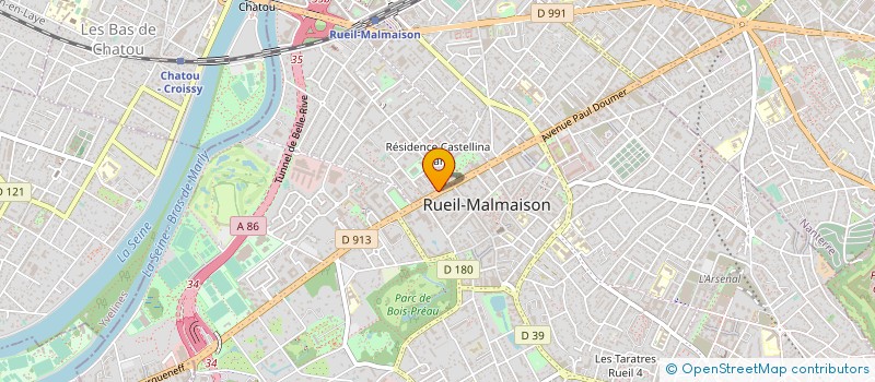 localisation de l'entreprise PROSODIE à RUEIL-MALMAISON