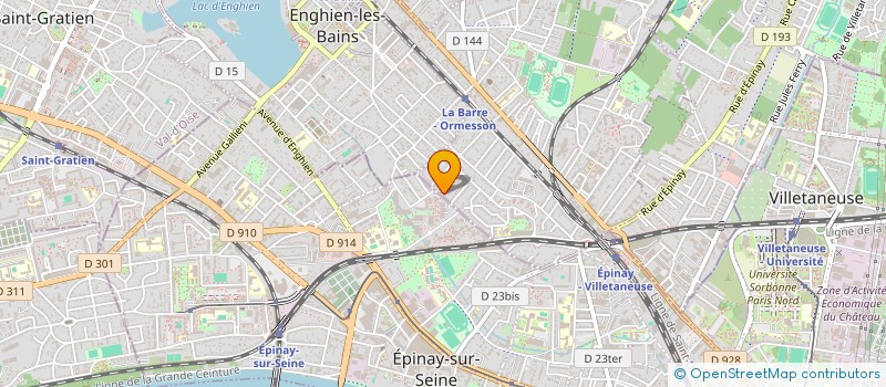 localisation de l'entreprise PROSODIE EDITIONS  DEUIL-LA-BARRE