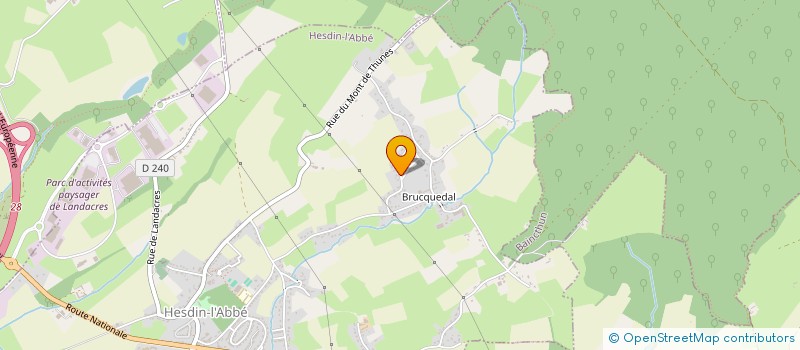 localisation de l'entreprise PROSOFT  HESDIN-L'ABBE