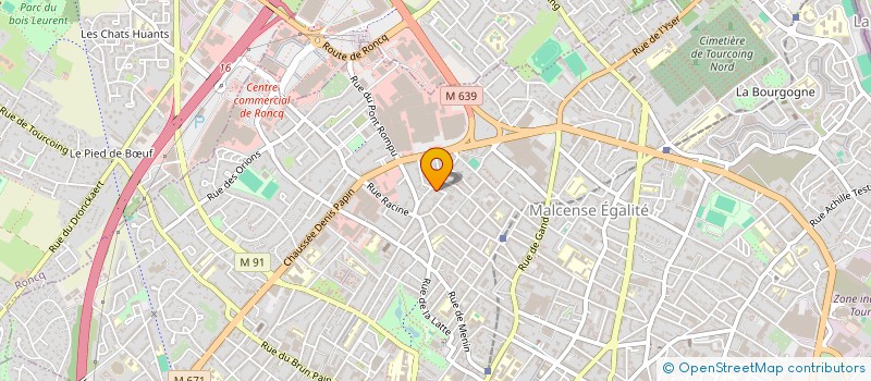 localisation de l'entreprise PROSOL BATIMENT à TOURCOING