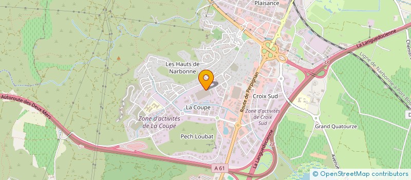 localisation de l'entreprise PROSP'EVENT  NARBONNE