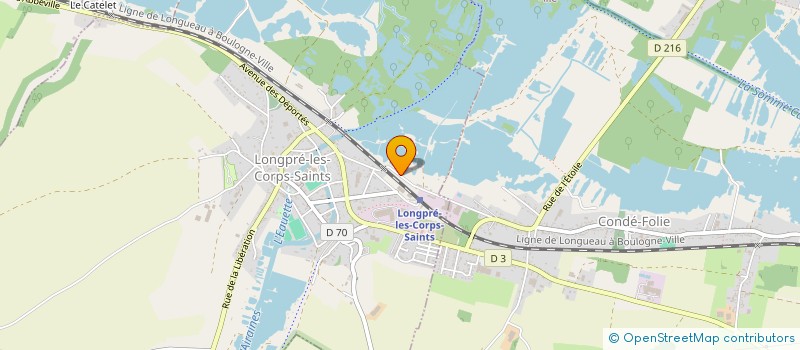localisation de l'entreprise PROSPA à LONGPRE-LES-CORPS-SAINTS