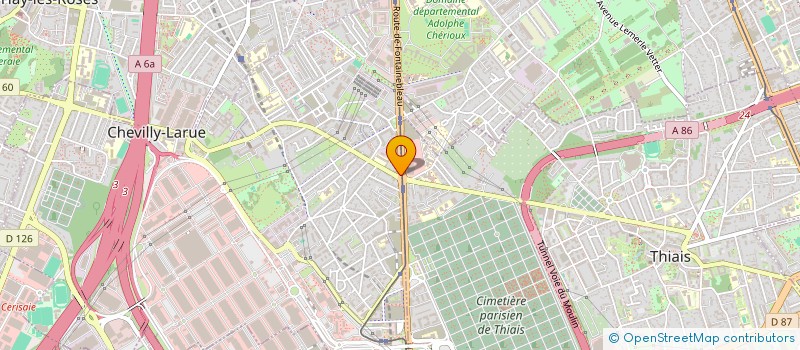 localisation de l'entreprise PROSPECT  CHEVILLY-LARUE