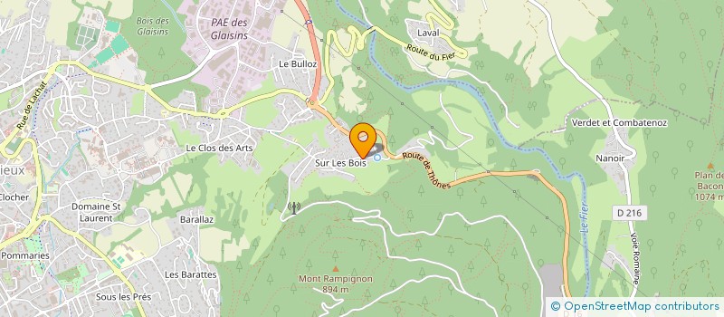 localisation de l'entreprise PROSPECT à ANNECY