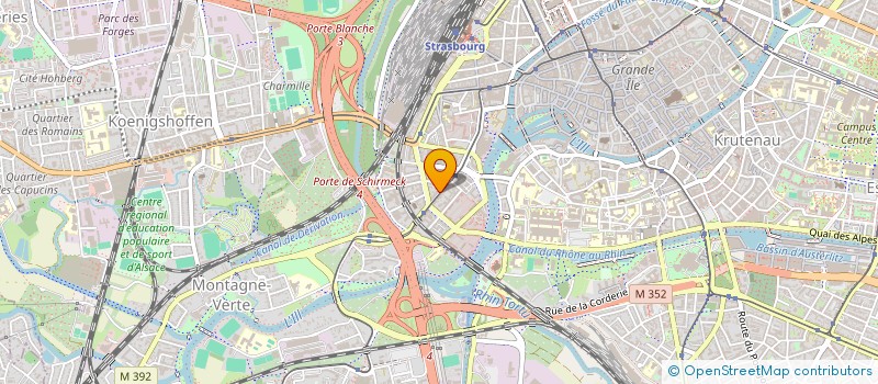 localisation de l'entreprise PROSPECT CENTER à STRASBOURG