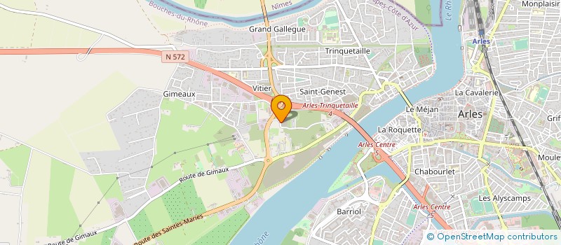 localisation de l'entreprise PROSPECT CENTER  ARLES