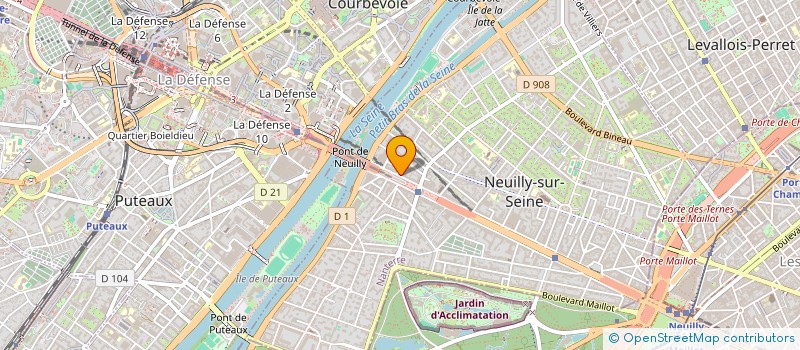 localisation de l'entreprise PROSPECT CREATION CONCEPT à NEUILLY-SUR-SEINE