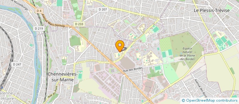 localisation de l'entreprise PROSPECT INTERNATIONAL à CHENNEVIERES-SUR-MARNE