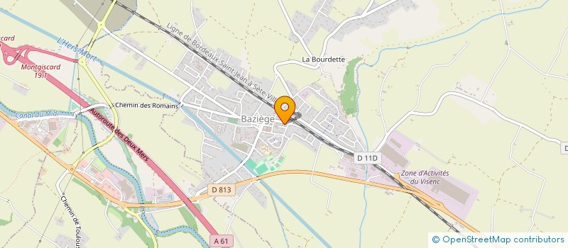 localisation de l'entreprise PROSPECTIA  BAZIEGE