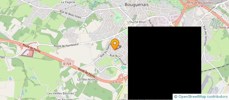 localisation de l'entreprise PROSPECTIF à BOUGUENAIS