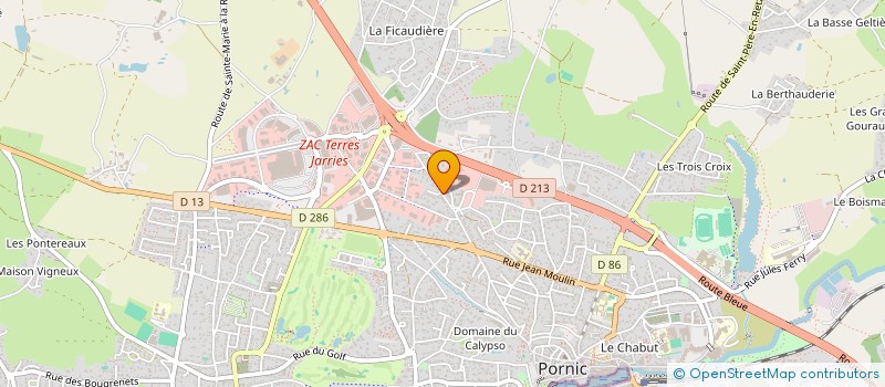 localisation de l'entreprise PROSPECTION & SOLUTIONS à PORNIC