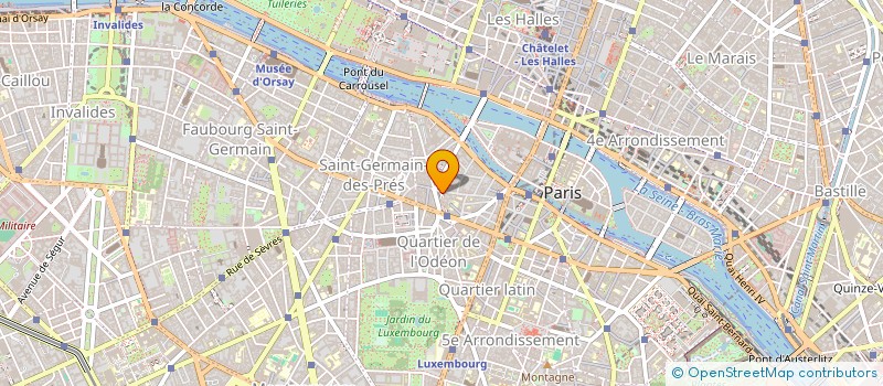 localisation de l'entreprise PROSPECTIVE 2100  PARIS