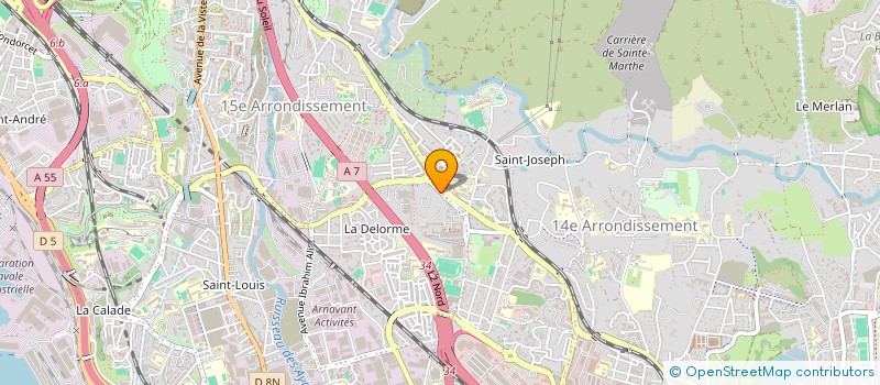localisation de l'entreprise PROSPECTIVE INVESTISSEMENTS à MARSEILLE