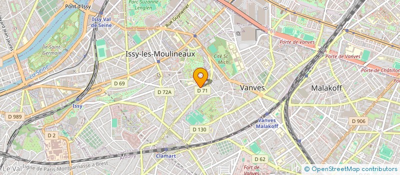 localisation de l'entreprise PROSPECTPARTNER à ISSY-LES-MOULINEAUX