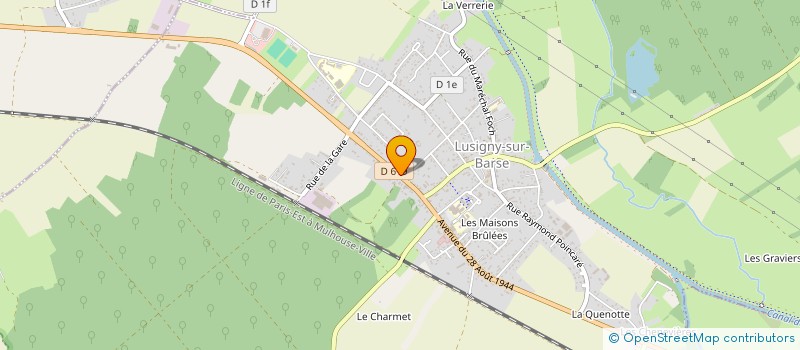 localisation de l'entreprise PROSPER  COURTERANGES