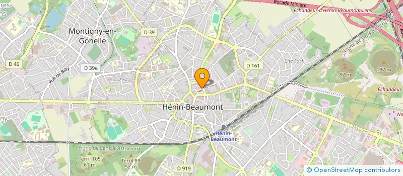 localisation de l'entreprise PROSPER à HENIN-BEAUMONT