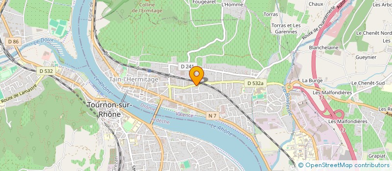 localisation de l'entreprise PROSPER  TAIN-L'HERMITAGE