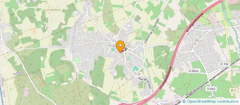 localisation de l'entreprise PROSPER  AIGUES-VIVES