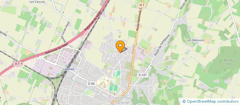 localisation de l'entreprise PROSPER  LIVRON-SUR-DROME