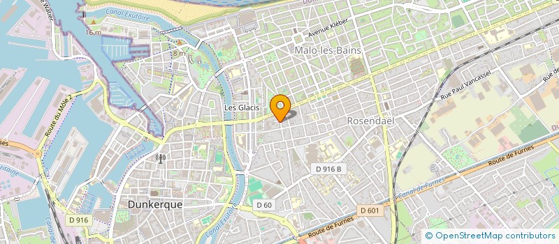 localisation de l'entreprise PROSPER ET MER à DUNKERQUE