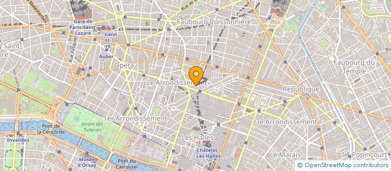 localisation de l'entreprise PROSPER MARCHAND à PARIS