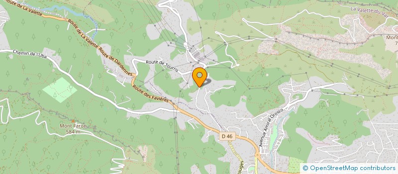 localisation de l'entreprise PROSPERE à LA VALETTE-DU-VAR