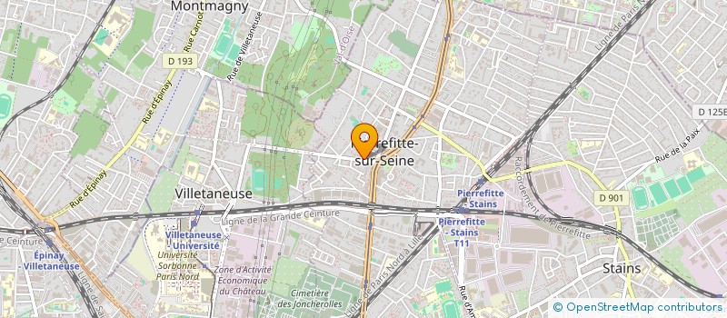 localisation de l'entreprise PROSPERE STP ARMATURES à PIERREFITTE-SUR-SEINE
