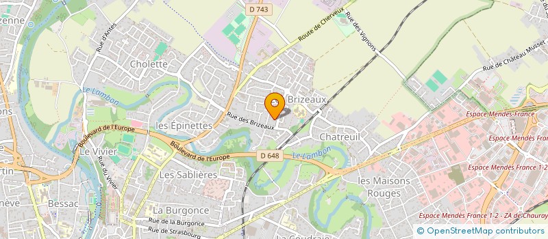 localisation de l'entreprise PROSPERIMMO à NIORT