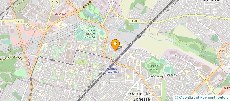 localisation de l'entreprise PROSPERITE  SARCELLES