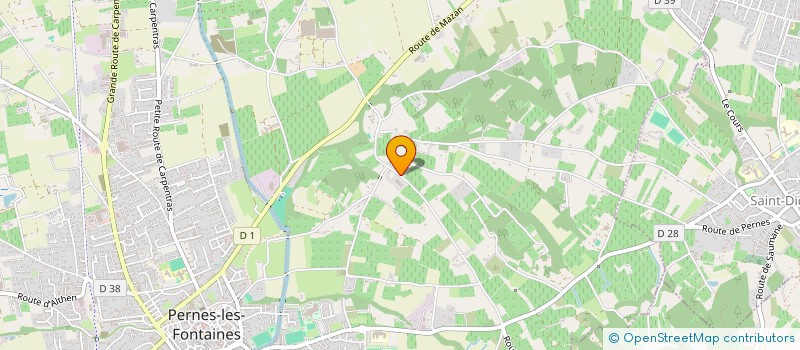 localisation de l'entreprise PROSPERITE  PERNES-LES-FONTAINES