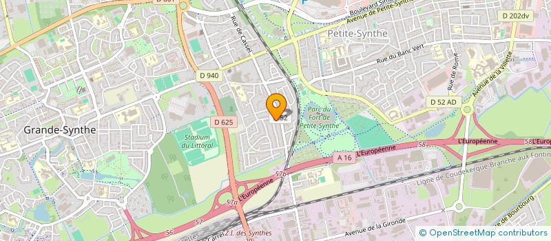 localisation de l'entreprise PROSPERITE IMMO à DUNKERQUE