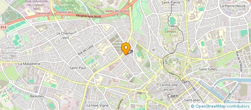localisation de l'entreprise PROSPERITY 28  CAEN