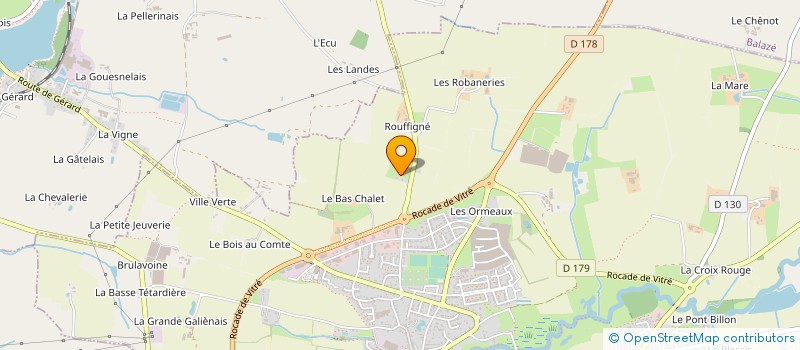 localisation de l'entreprise PROSPERITY SYSTEME  VITRE