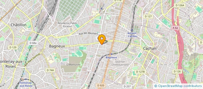 localisation de l'entreprise PROSPESIA à BAGNEUX